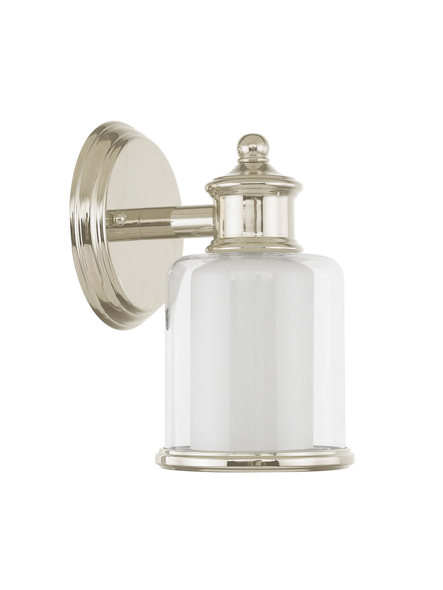 Middlebush 1 Light 6 inch Polished Nickel Wall Sconce Wall Light