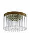 Ashton 4 Light 13 inch Hand Painted Palacial Bronze Flush Mount Ceiling Light