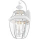 Monterey 3 Light 23 inch White Outdoor Wall Lantern