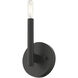 Copenhagen 1 Light 5.13 inch Black ADA Wall Sconce Wall Light, Single