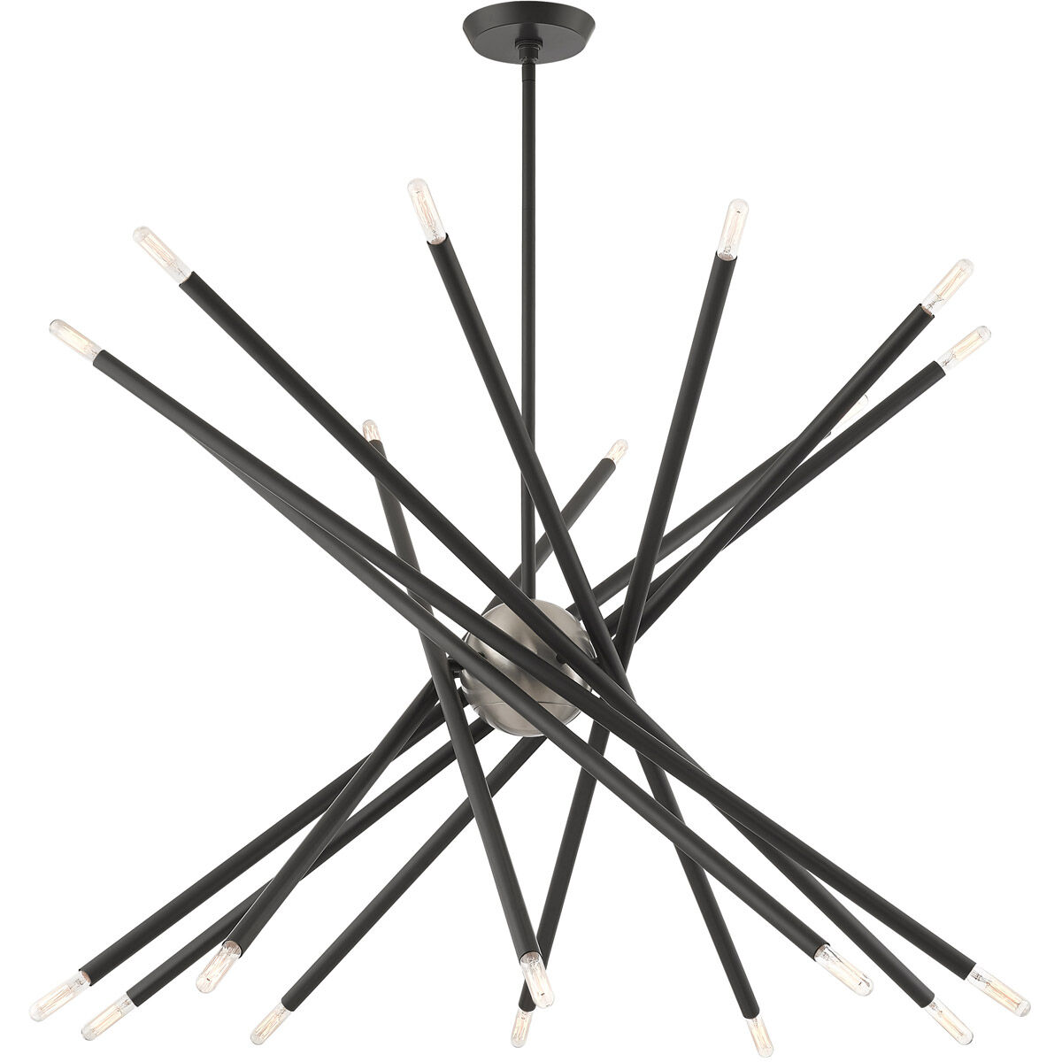 Soho 20 Light 37.5 inch Scandinavian Gray Chandelier Ceiling Light