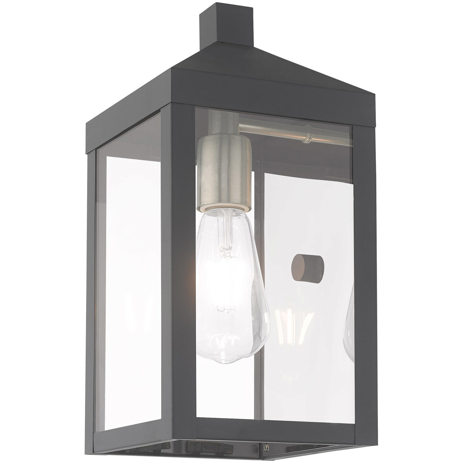 Nyack 1 Light 13 inch Scandinavian Gray Outdoor Wall Lantern