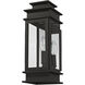 Princeton 1 Light 14 inch Black Outdoor Wall Lantern