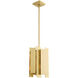 Varick 1 Light 7 inch Satin Brass Mini Pendant Ceiling Light