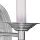 Williamsburgh 2 Light 9.5 inch Brushed Nickel Wall Sconce Wall Light