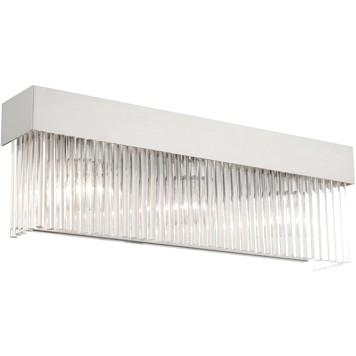 Norwich 3 Light 23 inch Brushed Nickel ADA Sconce Wall Light