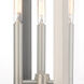 Nyack 3 Light 24 inch Brushed Nickel Large Outdoor Post Top Lantern