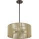 Acordia 3 Light 18 inch English Bronze Pendant Chandelier Ceiling Light