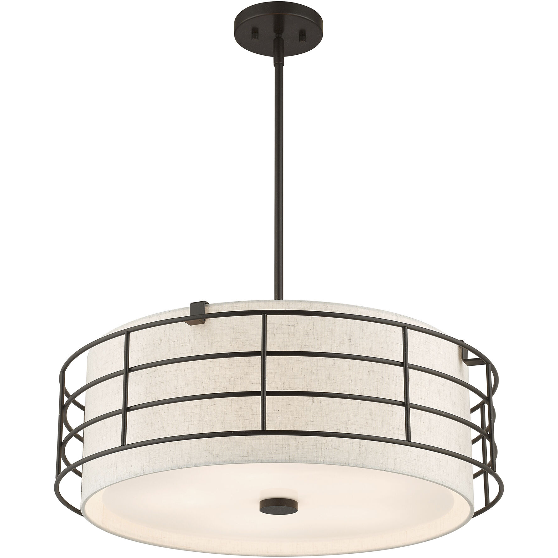 Blanchard 5 Light 23 inch English Bronze Pendant Chandelier Ceiling Light