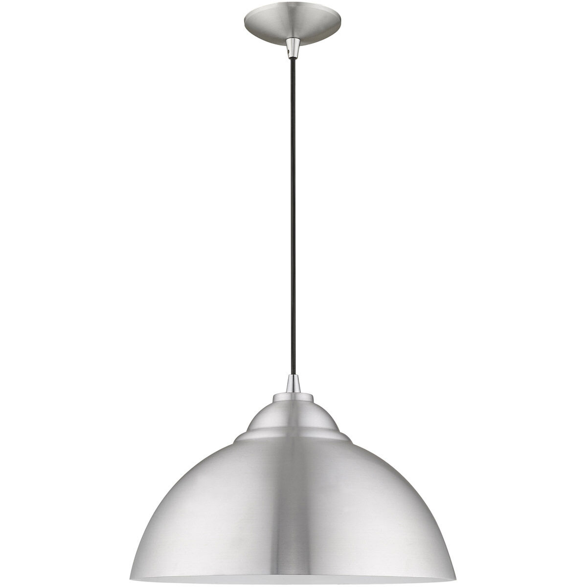 Allison 1 Light 16 inch Brushed Aluminum Mini Pendant Ceiling Light
