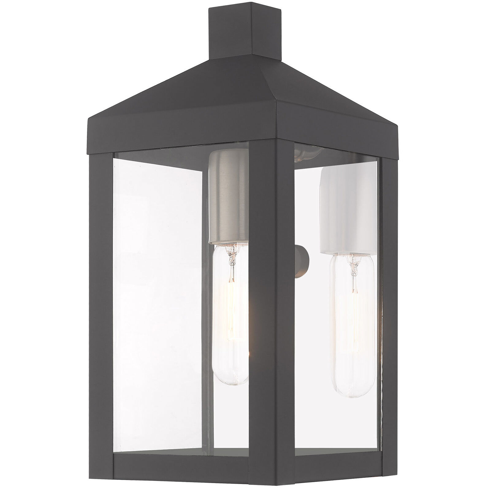 Nyack 1 Light 11 inch Scandinavian Gray Outdoor Wall Lantern