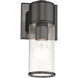 Quincy 1 Light 4.75 inch Black Chrome ADA Wall Sconce Wall Light
