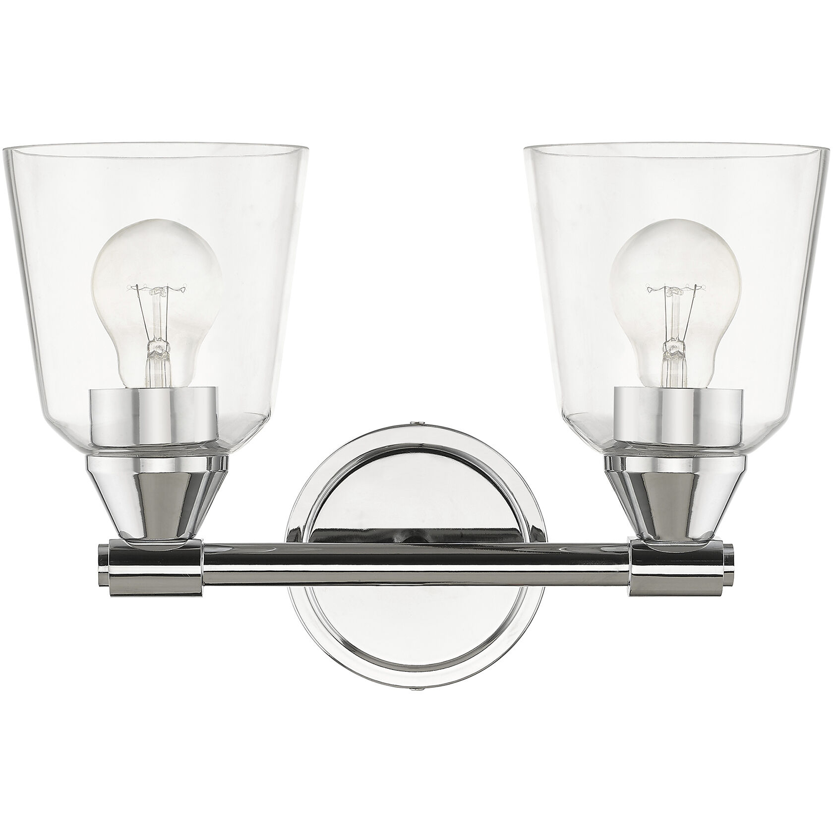 Catania 2 Light 14 inch Polished Chrome Vanity Sconce Wall Light