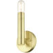 Copenhagen 1 Light 5.13 inch Satin Brass ADA Wall Sconce Wall Light, Single