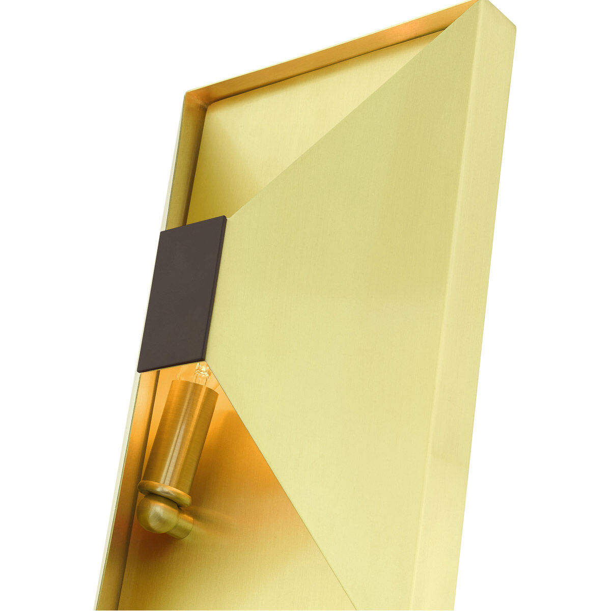 Lexford 2 Light 7 inch Satin Brass ADA ADA Sconce Wall Light