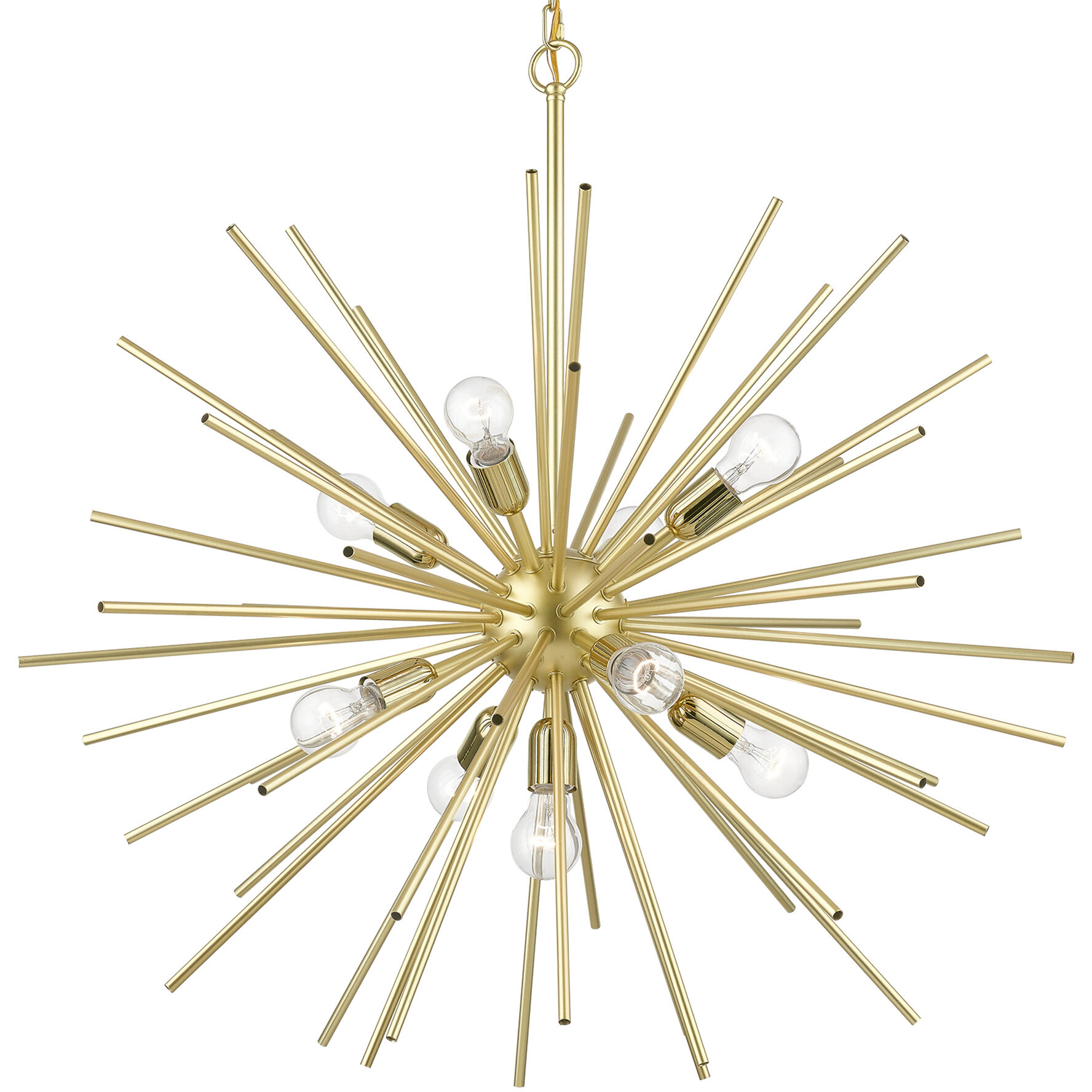 Tribeca 9 Light 34 inch Soft Gold with Polished Brass Accents Foyer Pendant Chandelier Ceiling Light