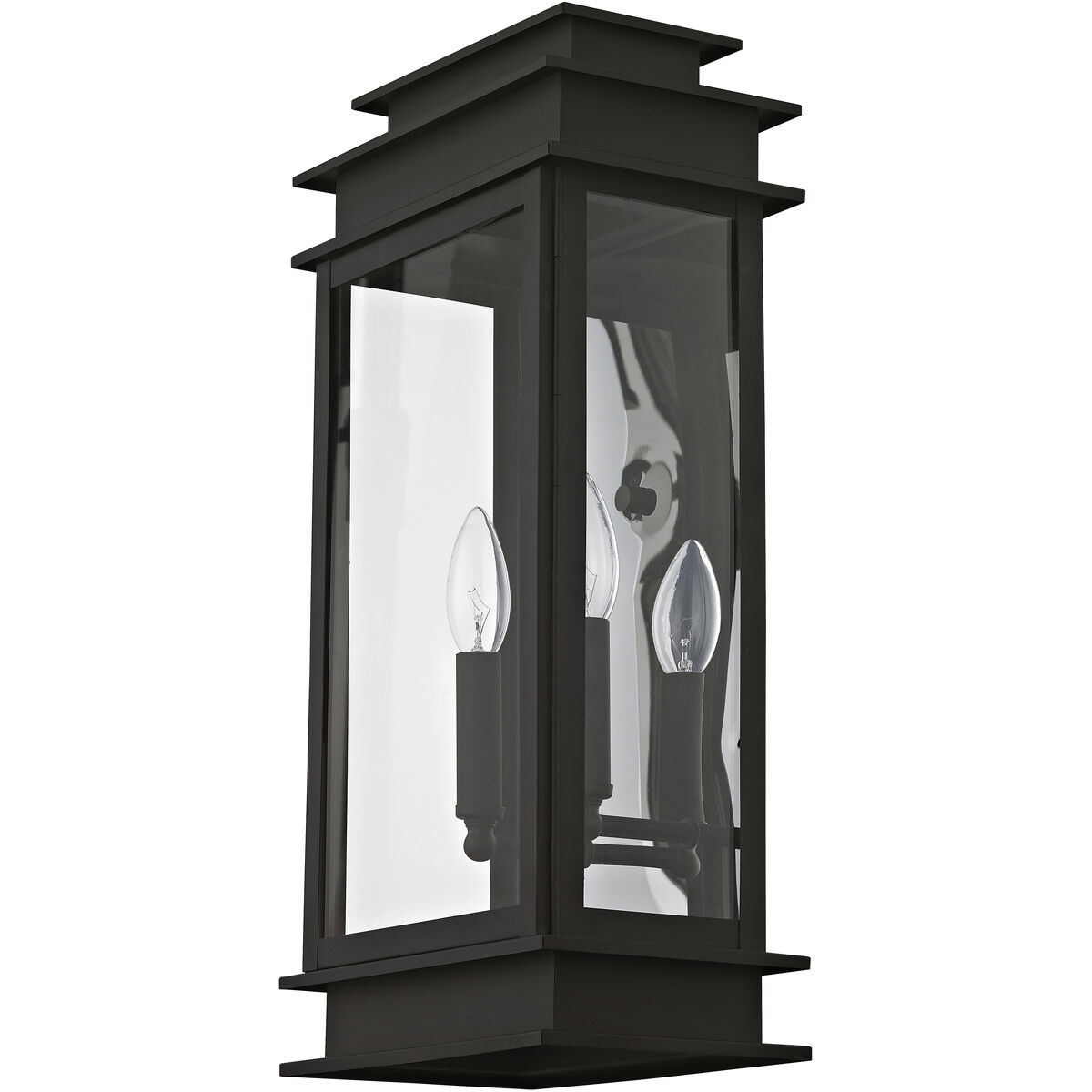 Princeton 2 Light 19 inch Black Outdoor Wall Lantern