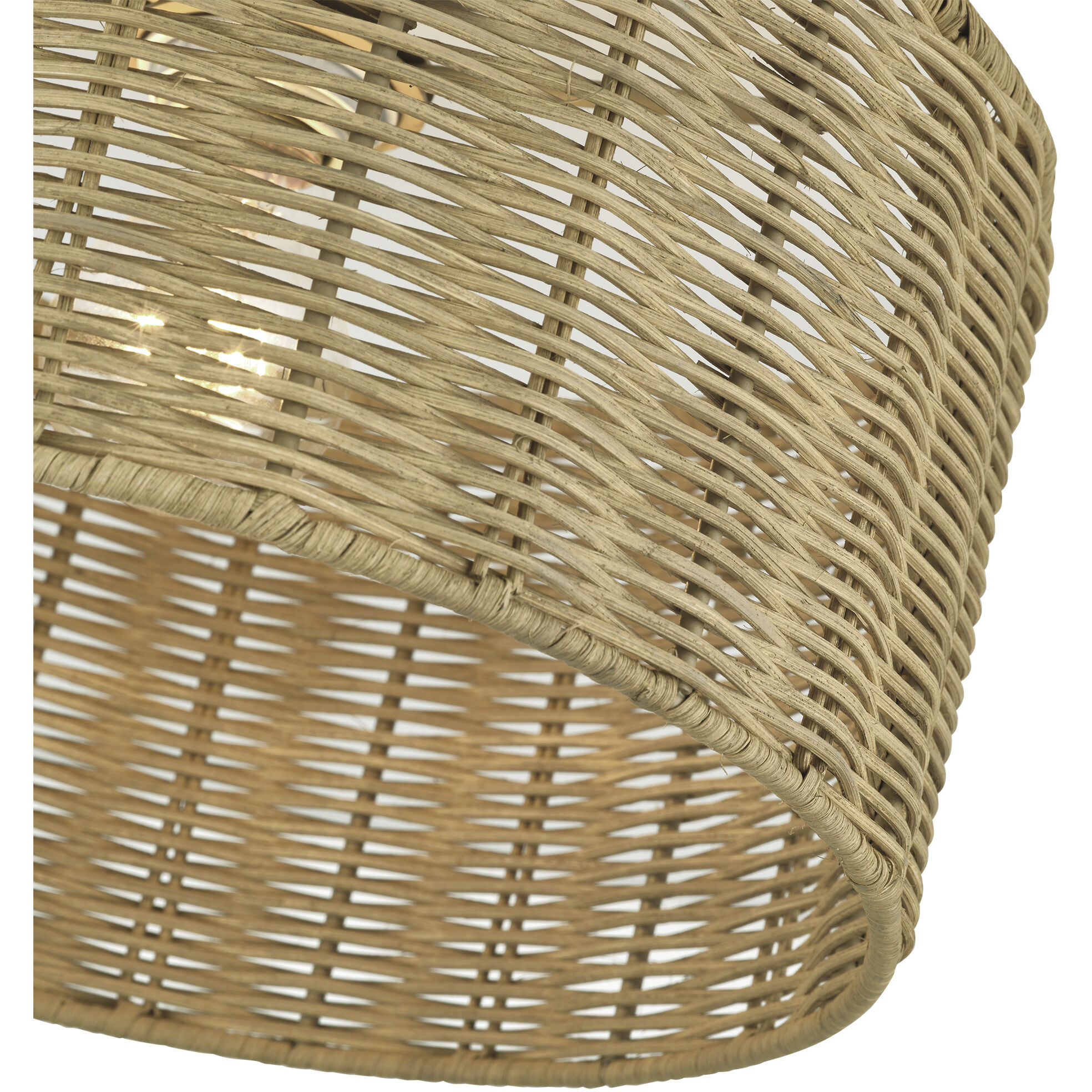 Weavington 1 Light 8.5 inch Antique Gold Leaf Semi Flush Mount Ceiling Light, Small