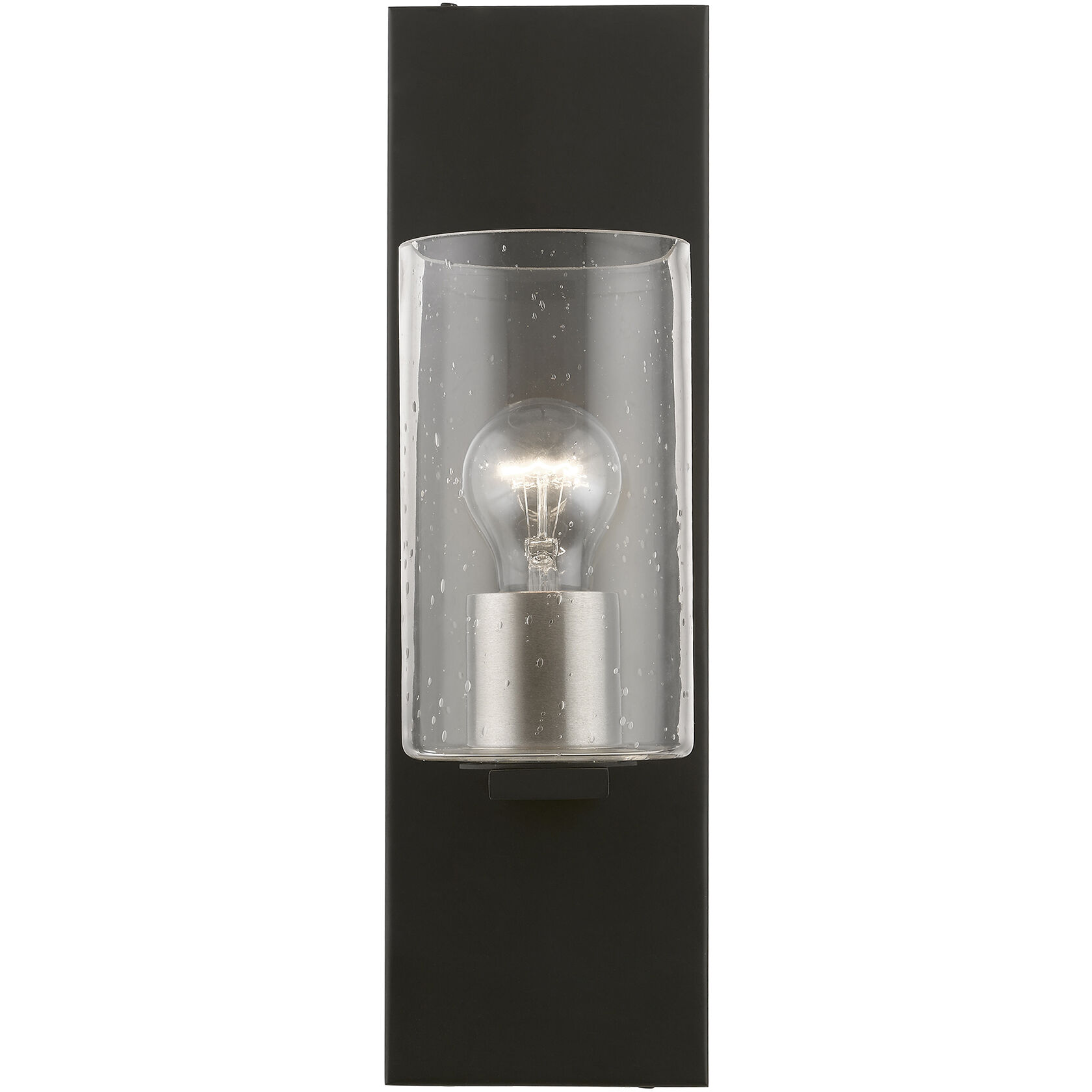 Zurich 1 Light 5 inch Black with Brushed Nickel Accents Wall Sconce Wall Light