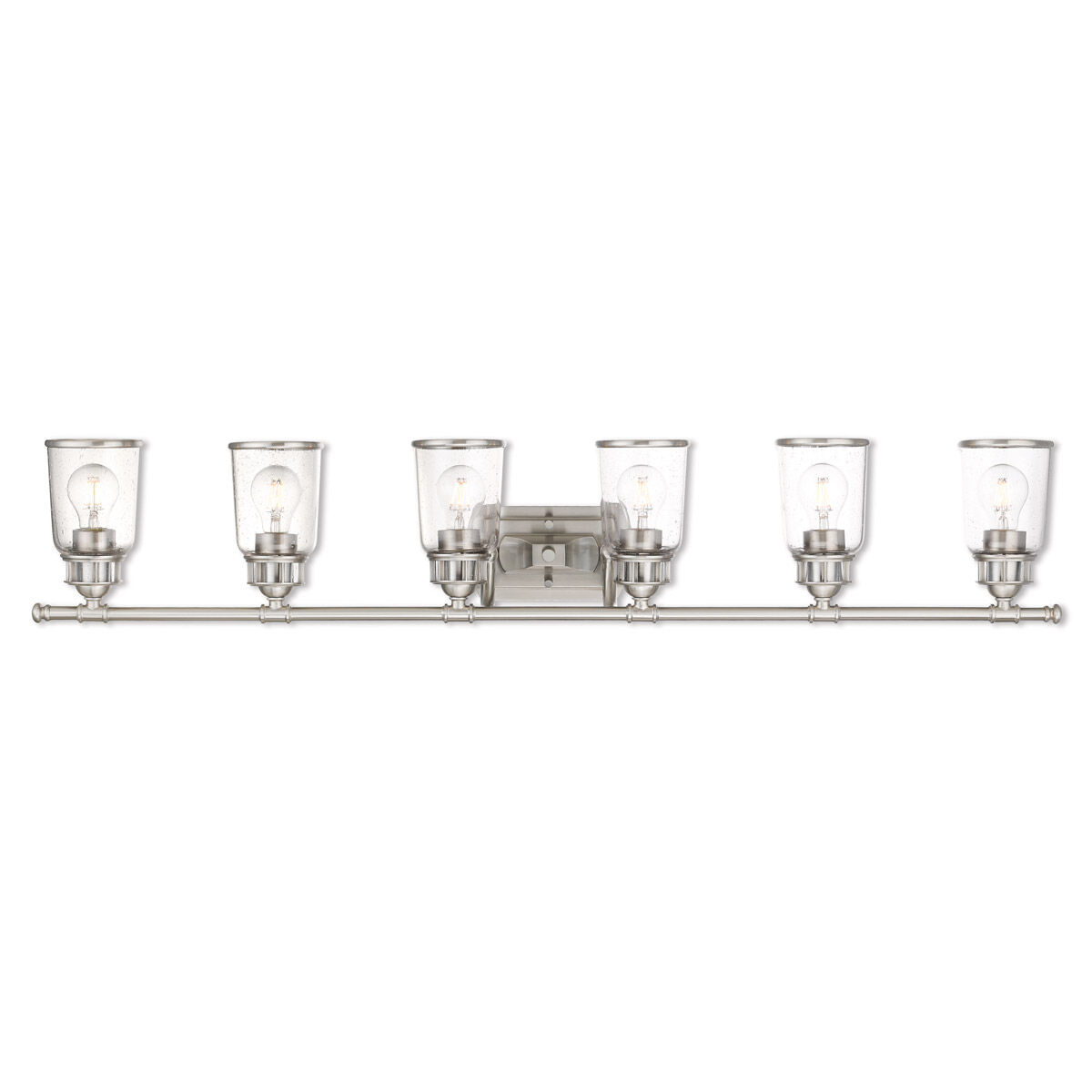 Lawrenceville 6 Light 47.50 inch Bathroom Vanity Light