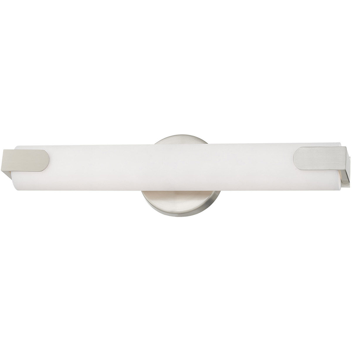 Lund LED 4 inch Brushed Nickel ADA Bath Vanity Wall Light