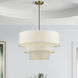 Manorwood 5 Light 28 inch Antique Brass Pendant Chandelier Ceiling Light, Medium