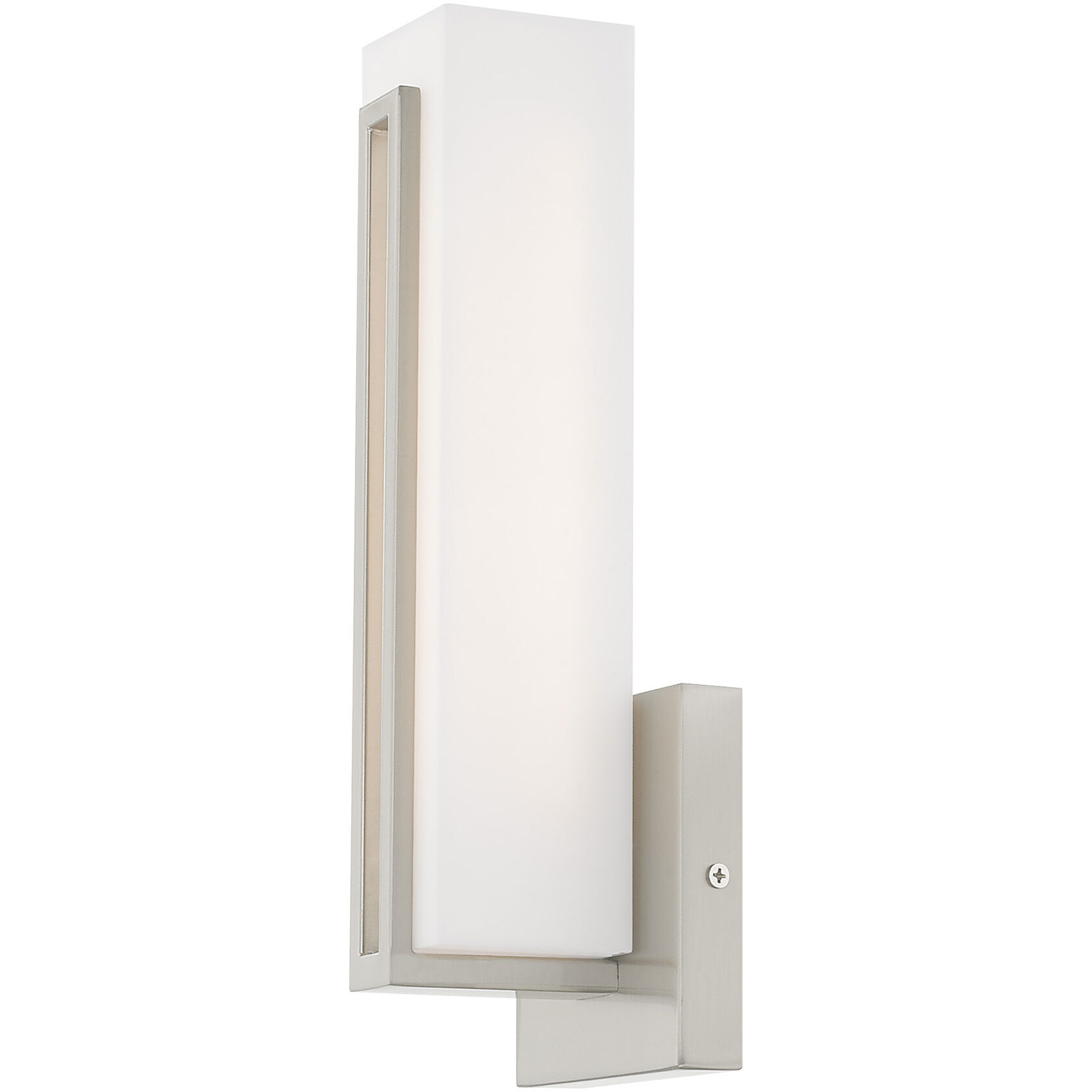Fulton LED 4 inch Brushed Nickel ADA ADA Wall Sconce Wall Light