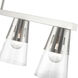 Bennington 5 Light 4.75 inch Brushed Nickel Large Linear Chandelier Ceiling Light