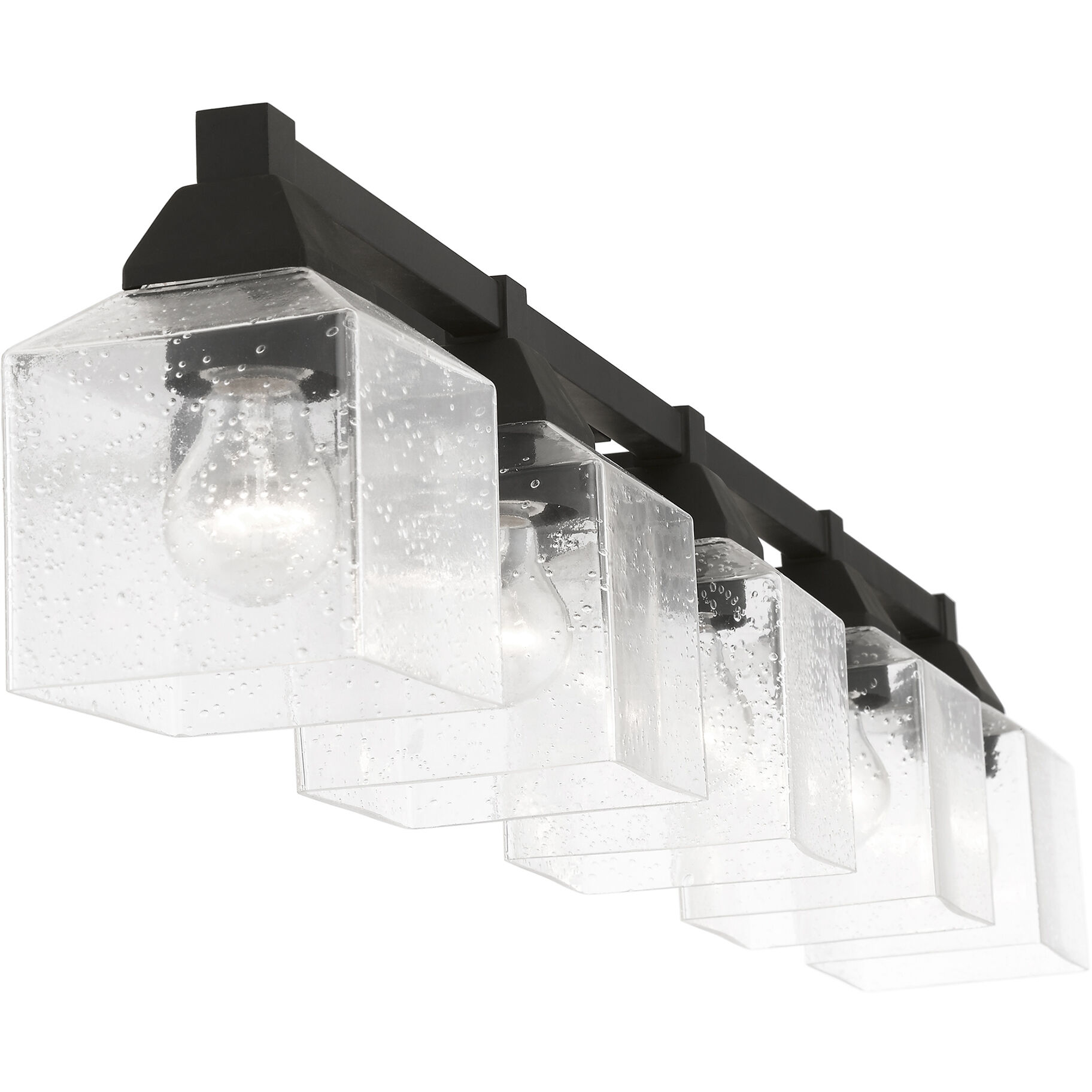 Aragon 5 Light 42 inch Black Vanity Sconce Wall Light