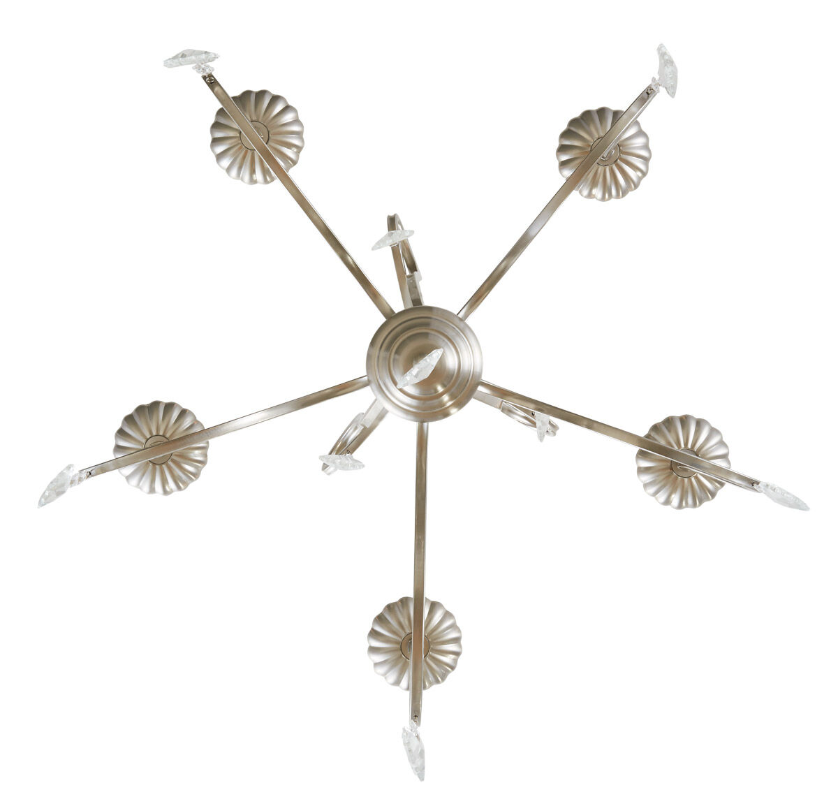 Callisto 5 Light 24 inch Brushed Nickel Chandelier Ceiling Light
