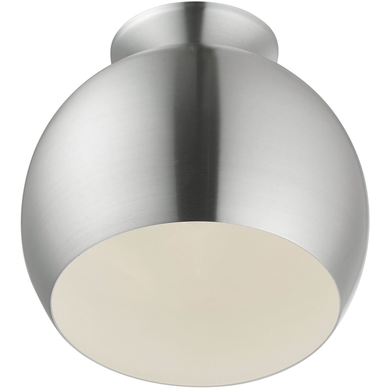 Piedmont 1 Light 10 inch Brushed Aluminum Semi-Flush Mount Ceiling Light