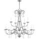 Daphne 15 Light 36 inch Polished Chrome Foyer Chandelier Ceiling Light