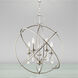 Aria 5 Light 22 inch Brushed Nickel Chandelier Ceiling Light