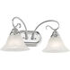 Coronado 2 Light 18.5 inch Polished Chrome Bath Vanity Wall Light