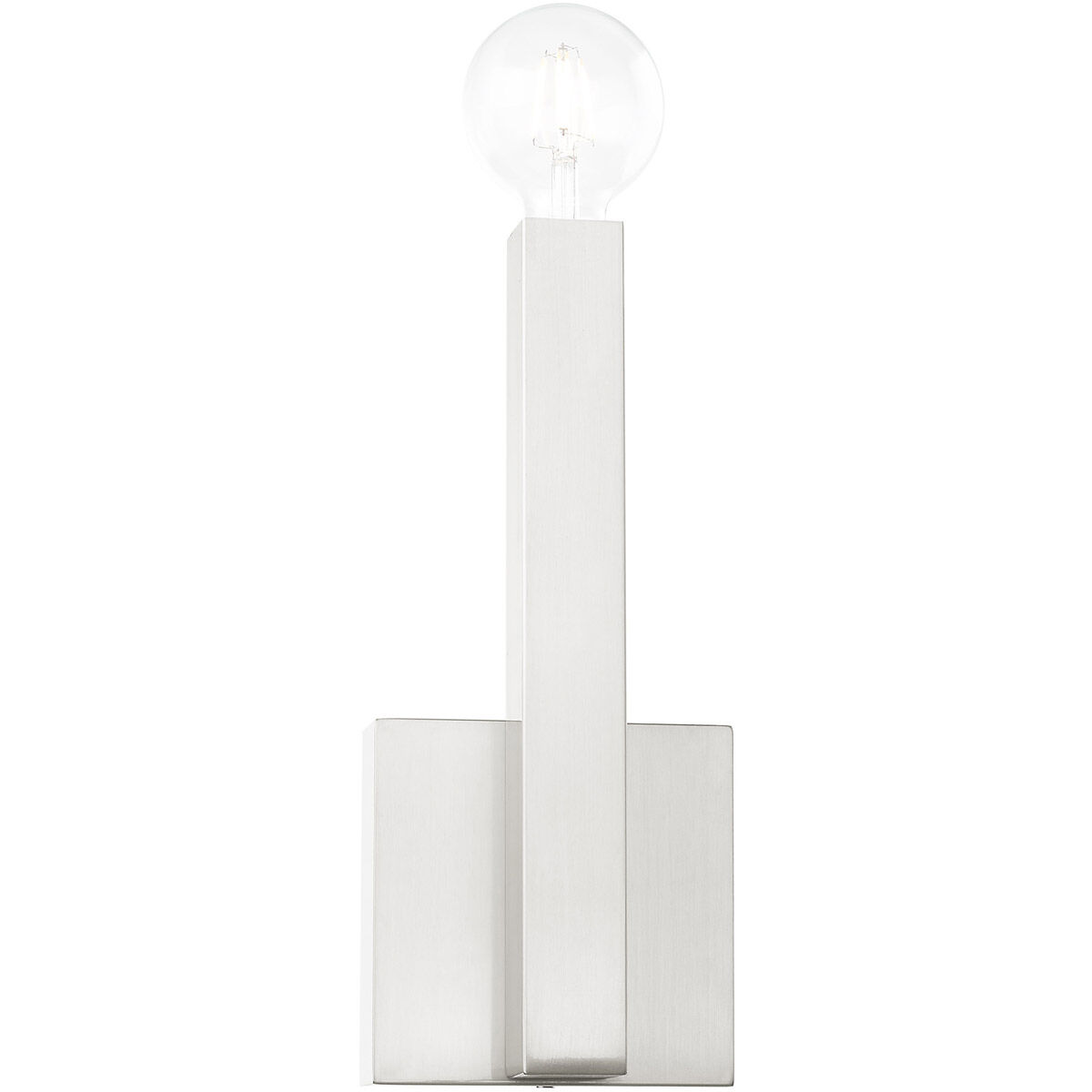 Solna 1 Light 6 inch Brushed Nickel ADA Sconce Wall Light