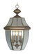 Monterey 3 Light 13 inch Bronze Outdoor Pendant Lantern
