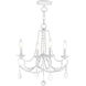 Pennington 4 Light 18 inch Antique White Convertible Mini Chandelier/Ceiling Mount Ceiling Light