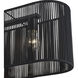 Acordia 3 Light 30 inch Black Linear Chandelier Ceiling Light, Medium