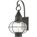 Newburyport 1 Light 20.5 inch Charcoal Outdoor Wall Lantern