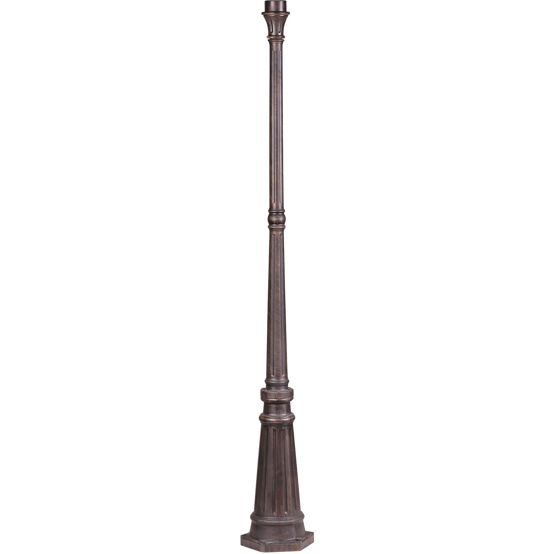 Outdoor 74 inch Imperial Bronze Outdoor Cast Aluminum Post