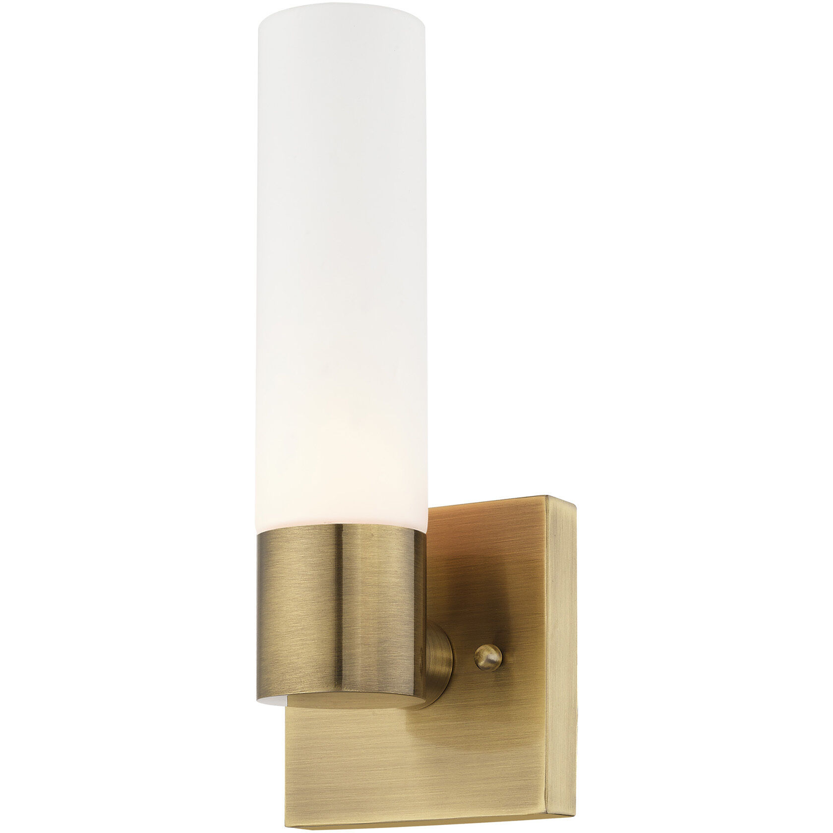 Aero ADA Wall Sconce Wall Light in Antique Brass