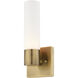 Aero ADA Wall Sconce Wall Light in Antique Brass