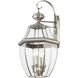 Monterey 4 Light 30 inch Brushed Nickel Outdoor Wall Lantern