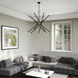 Soho 14 Light 40 inch Black Foyer Chandelier Ceiling Light
