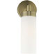 Aero 1 Light 4 inch Antique Brass ADA ADA Single Sconce Wall Light
