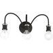 Lansdale 3 Light 19 inch Black with Brushed Nickel Accent Vanity Sconce Wall Light