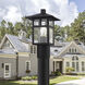 Crestlake 1 Light 11.75 inch Textured Black Outdoor Post Top Lantern