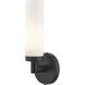 Aero 1 Light 4 inch Black ADA ADA Single Sconce Wall Light