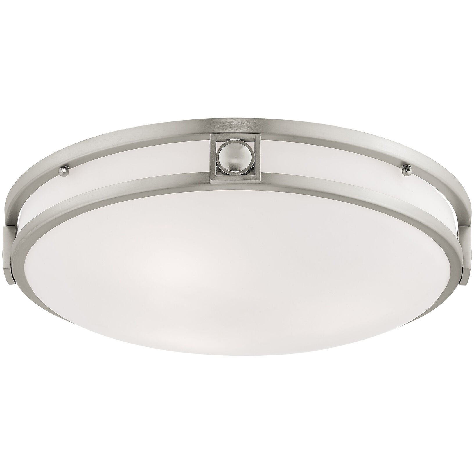Titania 3 Light 16 inch Brushed Nickel Flush Mount Ceiling Light
