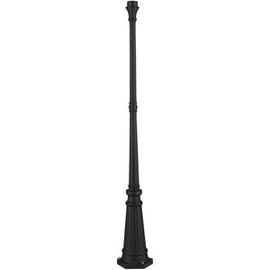 Allison 74 inch Textured Black Outdoor Lamp Post
